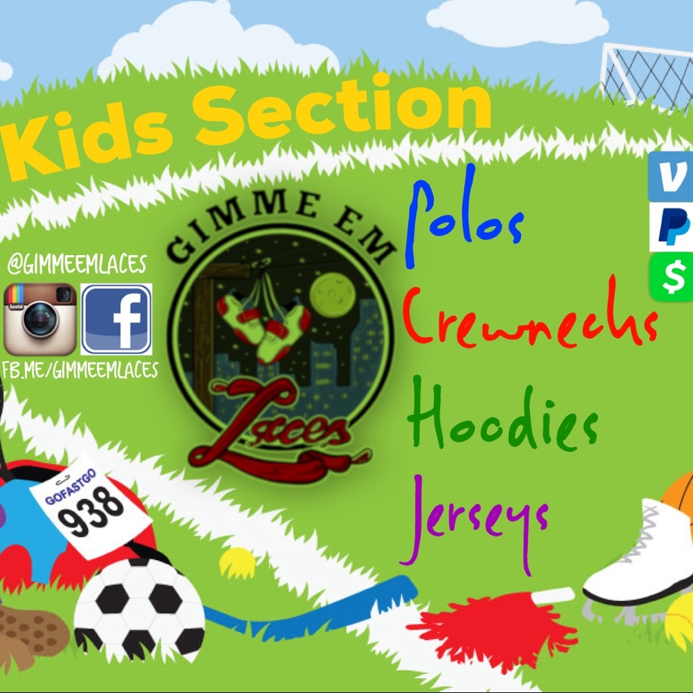 Gimme EM Laces! Shop our kids section!